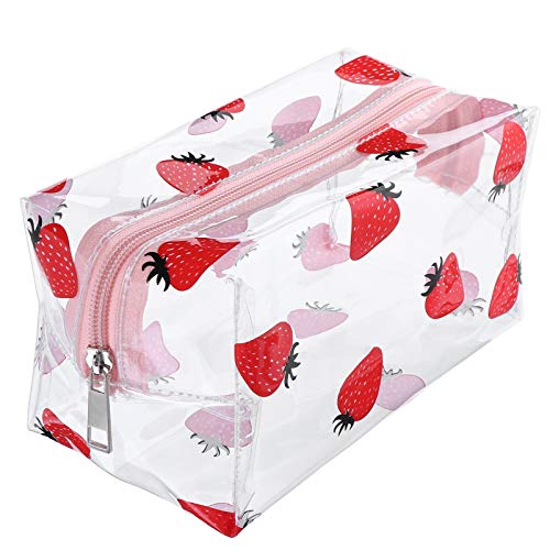 TOVINANNA Kulturbeutel Kosmetiktasche Reise-Aufbewahrungstasche Große Kapazität Kulturbeutel-Organizer Multifunktionale Make-up-Tasche für Damen Erdbeer-Design TOVINANNA Kulturbeutel Kosmetiktasche Reise-Aufbewahrungstasche Große Kapazität Kulturbeutel-Organizer Multifunktionale Make-up-Tasche für Damen Erdbeer-Design von TOVINANNA