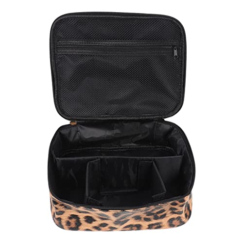 TOVINANNA Leopard-Kosmetiktasche Kosmetiktasche Für Die Reise Reisetaschen-Organizer wasserdichte Einkaufstasche Klare Make-up-Taschen Mit Reißverschluss Beutel Parfüm Zubehör Pu von TOVINANNA