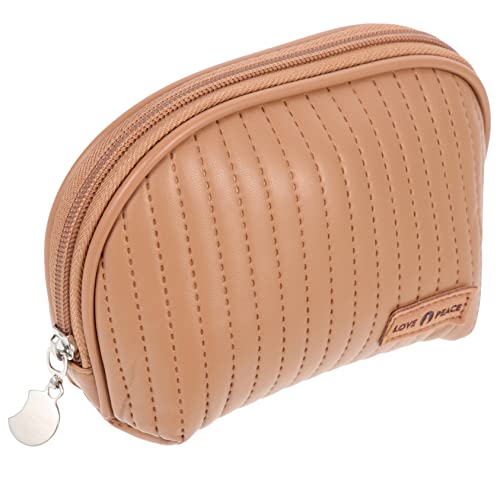 TOVINANNA Wouf Kosmetiktasche Leichte Und Tragbare Reise Make Up Tasche Mit Spiegel Kleiner Kulturbeutel Für Damen Ideal Für Handgepäck Und Unterwegs Praktische Toilettentasche Für von TOVINANNA