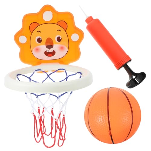 TOYANDONA 1 Satz Hängender Basketballständer Büro-Basketballkorb Mini-Sportspiele hängender Basketballkorb Kinderspielzeug Basketballkorb-Türbehang Basketballkorb für die Tür Plastik Orange von TOYANDONA