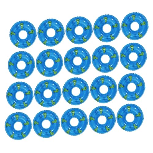 TOYANDONA 20St Entenschwimmring Poolschwimmer Wanne für kinderspielzeug Schwimmring Foto Requisiten Miniatur-Schwimmring-Requisite PVC Blue TOYANDONA 20St Entenschwimmring Poolschwimmer Wanne für kinderspielzeug Schwimmring Foto Requisiten Miniatur-Schwimmring-Requisite PVC Blue von TOYANDONA