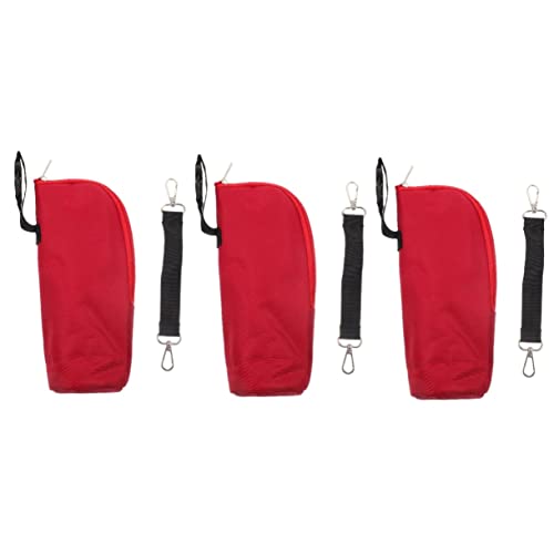 TOYANDONA 3 Sätze Isolierbeutel Für Babyflaschen Milchflaschentasche Tragetasche Für Flaschen Warme Flaschentasche Flaschentaschen Tasche Für Babynahrung Nuckelflasche Polyester Rot von TOYANDONA