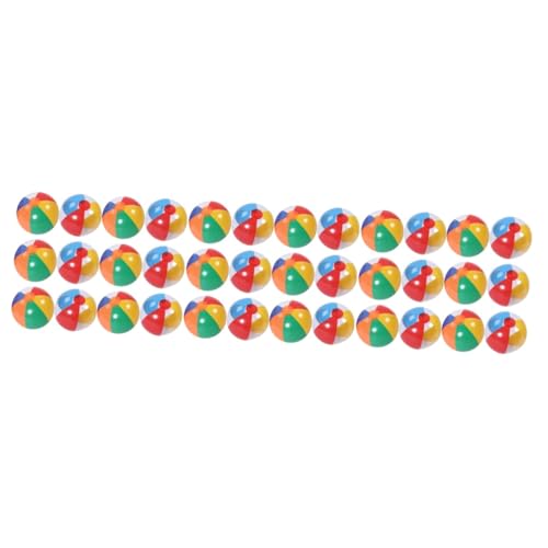 TOYANDONA 36 STK Aufblasbarer Ball Aufblasbarer Schwimmball Billardkugeln Aufblasen Wasserbälle Für Kinder Pool-konfetti-Ball Billardkugel Blasen Wasserball Aufblasen Schwimmbadbälle PVC von TOYANDONA