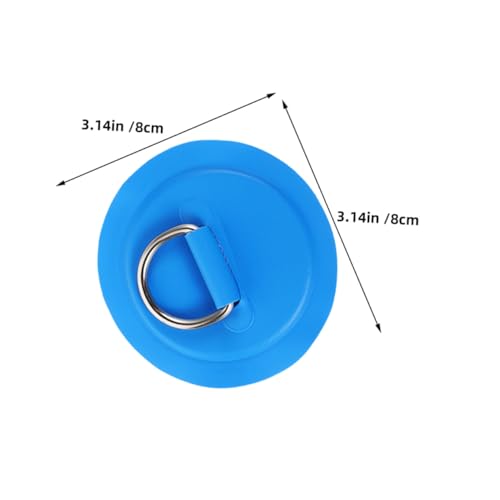 TOYANDONA 4 Stück Teiliges D-Ring Patch aus Robustem PVC mit Edelstahl D-Ringen Runde Patches für Aufblasbare Paddleboards und Kajaks Langlebig und Zuverlässig für Surfen Kanufahren und TOYANDONA 4 Stück Teiliges D-Ring Patch aus Robustem PVC mit Edelstahl D-Ringen Runde Patches für Aufblasbare Paddleboards und Kajaks Langlebig und Zuverlässig für Surfen Kanufahren und von TOYANDONA