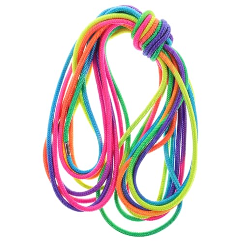 TOYANDONA Gummiband-Sprungspiel Fitness-Sprungseil Outdoor-Springseil elastisches Springseil Schüler Springseil Chinesisches Springseil Seilspringen üben Partyzubehör Plastik von TOYANDONA