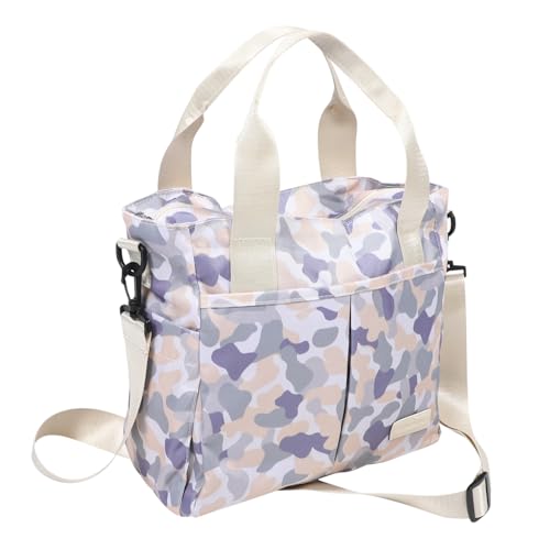 TOYANDONA Mama-Handtasche Tasche Mama Tasche Reisetasche Babyartikel Windeltasche Outdoor-Wickeltasche Tragetasche mit Taschen Wickeltasche groß Oxford-Stoff Camouflage von TOYANDONA