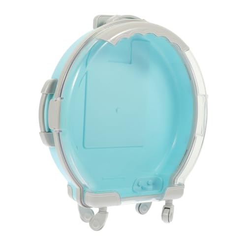 TOYANDONA für Spielzeug Puppenkoffer Kinder Koffer Kinderspielzeug Puppenhaus Koffer Spielzeug Koffer Mini-Koffer Mini-Gepäckkoffer Puppentrolley Abs Blue von TOYANDONA