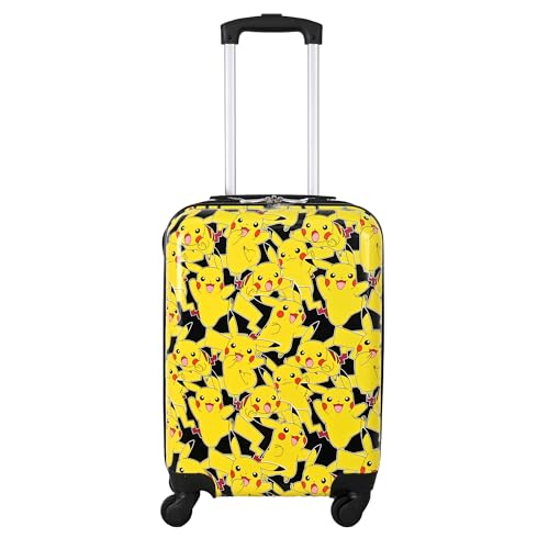 TOYBAGS Pokemon Kabinenkoffer – 4 drehbare und multidirektionale Rollen – Doppelrollen einzeln – sehr robust – mit ausziehbarem Griff – 50 x 34 x 21 cm – bunt – Koffer, bunt, 50 x 34 x 21 cm, TOYBAGS Pokemon Kabinenkoffer – 4 drehbare und multidirektionale Rollen – Doppelrollen einzeln – sehr robust – mit ausziehbarem Griff – 50 x 34 x 21 cm – bunt – Koffer, bunt, 50 x 34 x 21 cm, von TOYBAGS