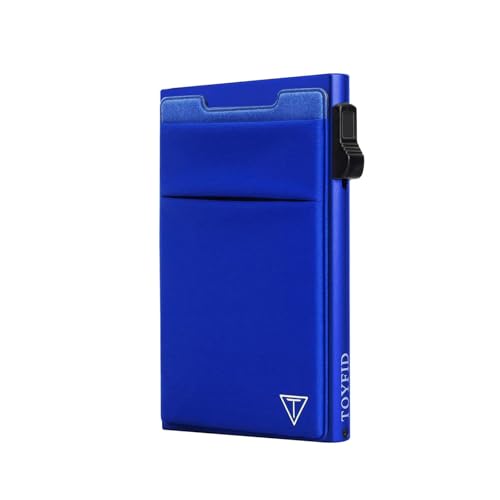 TOYFID Minimalistische Brieftasche-RFID-Schutz-Kartenhalter-Pop up Geldbörse-Schlankes Kreditkartenetui mit Münzfach(1pcs TOYFID Minimalistische Brieftasche-RFID-Schutz-Kartenhalter-Pop up Geldbörse-Schlankes Kreditkartenetui mit Münzfach(1pcs von TOYFID