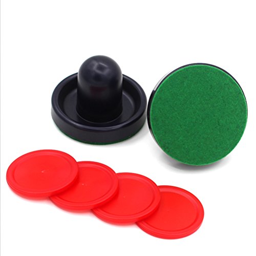 TOYMYTOY Airhockey Pushers Pucks Set, 2 Drücker + 2 Lints + 4 Dunkelblau Pucks TOYMYTOY Airhockey Pushers Pucks Set, 2 Drücker + 2 Lints + 4 Dunkelblau Pucks von TOYMYTOY