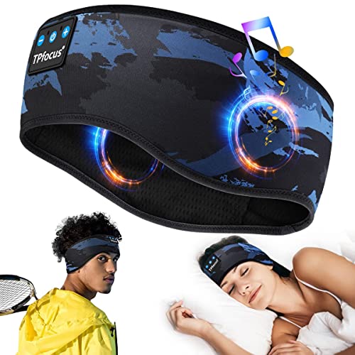 TPfocus Schlafkopfhörer Bluetooth V5.3 Stirnband kopfhörer Bluetooth Sleep Headphones Wiederaufladbar mit HD Stereo Lautsprecher für Laufen, Reisen und Entspannen TPfocus Schlafkopfhörer Bluetooth V5.3 Stirnband kopfhörer Bluetooth Sleep Headphones Wiederaufladbar mit HD Stereo Lautsprecher für Laufen, Reisen und Entspannen von TPfocus