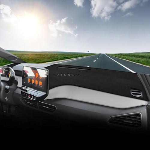 TQABADQ Armaturenbrettabdeckung Vermeiden Sie Licht Pad Sonnenschutzmatte Flanell, für VW ID.3 2019 2020 2021 2022 2023 Autozubehör von TQABADQ