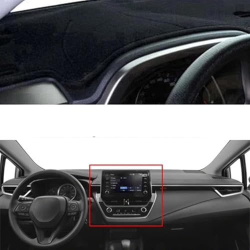 TQABADQ Auto Armaturenbrett Abdeckung Matte Sonnenschutz Dashmat Pad Instrument Protect Teppich, für Kia Sportage 2016 2017 2018 2019 2020 2021 von TQABADQ