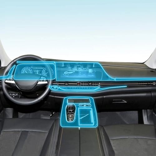 TQABADQ Auto Interieur Piano Board Schutzfolie TPU transparent Selbstklebende Lackfolie, für Gas Alone S 2021-2022 Autozubehör von TQABADQ