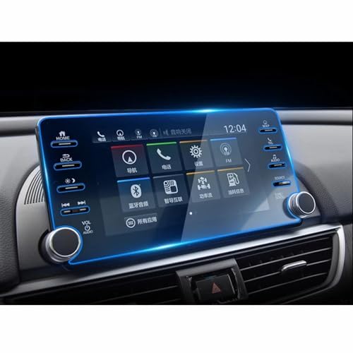 TQABADQ Auto Mittelkonsole LCD-Bildschirm Härteglas Schutzfolie Radio Glas Folie, Für Honda Accord Inspire 2018 2019 von TQABADQ