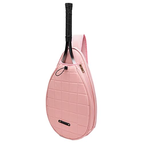 TQEBWUS Tennisschlägertasche, Tennisschläger-Rucksack - Badminton-Schutztasche aus Oxford-Stoff mit elastischer Kordel,Tragbare Aufbewahrungsrucksäcke für und Mädchen TQEBWUS Tennisschlägertasche, Tennisschläger-Rucksack - Badminton-Schutztasche aus Oxford-Stoff mit elastischer Kordel,Tragbare Aufbewahrungsrucksäcke für und Mädchen von TQEBWUS
