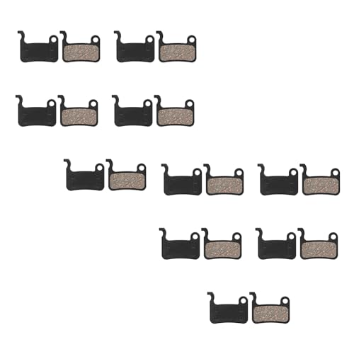 TQUXNGA 10 Paar halbmetallische Fahrräder, Scheibenbremsbelag, geräuscharm, Mountainbikes, Bremsbelag, leiser Fahrrad-Bremsbelag von TQUXNGA