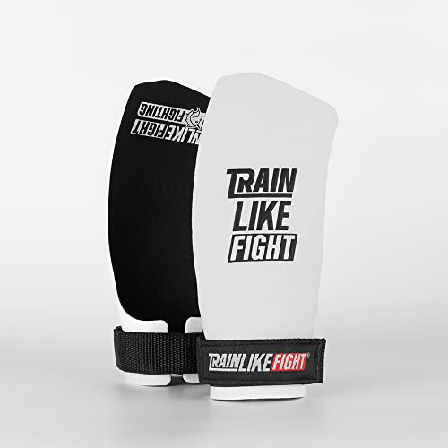 TRAINLIKEFIGHT ICON Reverse 0H - Handschützer für Cross Training, Calisthenics und Gymnastikübungen - Schutz für die Hände - Weiß - S von TRAINLIKEFIGHT