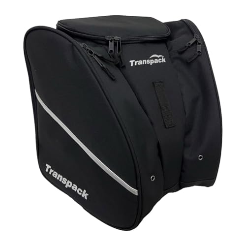 TRANSPACK Edge Junior+ Wasserabweisender 38-Liter-Ski-/Snowboardstiefel, Helm, Brille und Ausrüstung, Rucksack, schwarz TRANSPACK Edge Junior+ Wasserabweisender 38-Liter-Ski-/Snowboardstiefel, Helm, Brille und Ausrüstung, Rucksack, schwarz von TRANSPACK