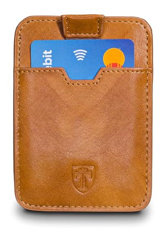 TRAVANDO Slim Portemonnaie Dallas - bis zu 12 Karten - TÜV geprüft - RFID Schutz - Kleiner Geldbeutel - Kartenetui - Kreditkartenetui - Zugband - Geschenk für Männer - Designed in Germany (Braun) TRAVANDO Slim Portemonnaie Dallas - bis zu 12 Karten - TÜV geprüft - RFID Schutz - Kleiner Geldbeutel - Kartenetui - Kreditkartenetui - Zugband - Geschenk für Männer - Designed in Germany (Braun) von TRAVANDO