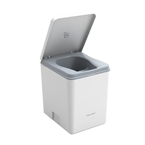 TRELINO Evo L Weiß (39T x 33B x 43H cm), Trockentrenntoilette, Mobile Campingtoilette ohne Chemie, Trenntoilette für Wohnmobil, Van, Camper, Camping, Garten TRELINO Evo L Weiß (39T x 33B x 43H cm), Trockentrenntoilette, Mobile Campingtoilette ohne Chemie, Trenntoilette für Wohnmobil, Van, Camper, Camping, Garten von TRELINO