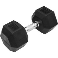 TRENDY SPORT Hex Dumbbell Hantel sechseckig schwarz 20 kg von TRENDY SPORT