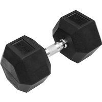 TRENDY SPORT Hex Dumbbell Hantel sechseckig schwarz 27,5 kg von TRENDY SPORT