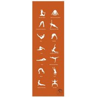 TRENDY SPORT Yogamat Home 180x60x0,5cm Orange von TRENDY SPORT