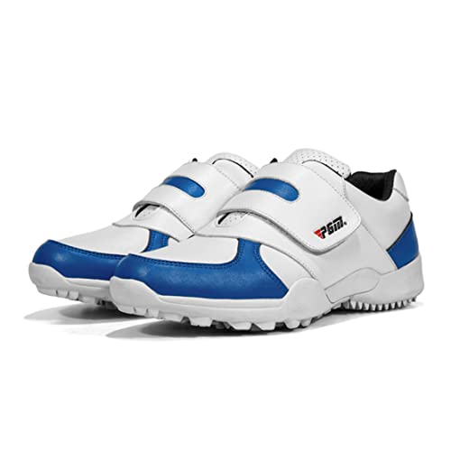 TRESEF Kinder-Golfschuhe, wasserdichte Golf-Sportschuhe, wasserdichte Golfschuhe Für Jungen Und Mädchen,Blau,33 EU TRESEF Kinder-Golfschuhe, wasserdichte Golf-Sportschuhe, wasserdichte Golfschuhe Für Jungen Und Mädchen,Blau,33 EU von TRESEF