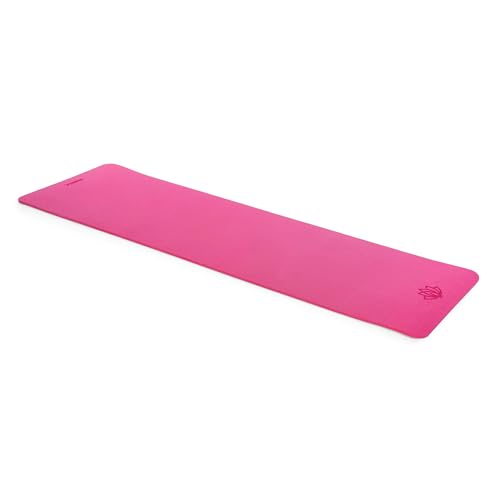 TREXO Fitnessmatte in Pink, 183x61 cm groß und 10 mm dick aus ökologischer TPE-Übungsmatte mit rutschfester Oberfläche Leichte Gymnastikmatte für Krafttraining, Yoga, Pilates und Stretching TREXO Fitnessmatte in Pink, 183x61 cm groß und 10 mm dick aus ökologischer TPE-Übungsmatte mit rutschfester Oberfläche Leichte Gymnastikmatte für Krafttraining, Yoga, Pilates und Stretching von TREXO