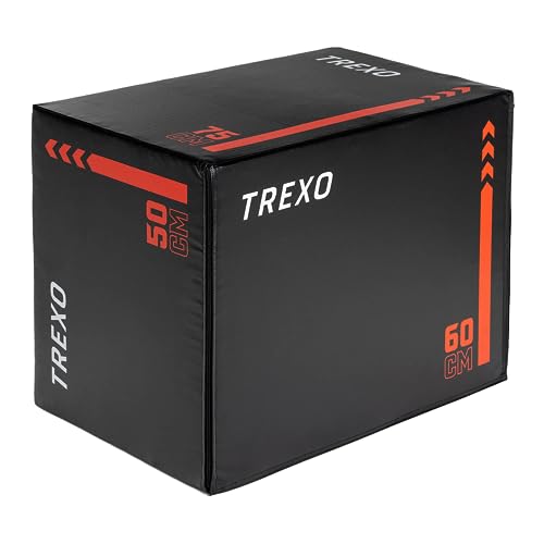 TREXO Unisex-Adult TRX-PB08 Jump Box, Schwarz, 50 x 60 x 75 cm TREXO Unisex-Adult TRX-PB08 Jump Box, Schwarz, 50 x 60 x 75 cm von TREXO