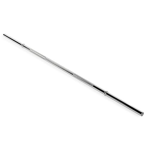 TREXO Langhantel aus Kohlenstoffstahl 155 cm Länge 7,2 kg Gewicht Max. Belastung 160 kg Robust Für Kraftausdauer Heim-Fitnessstudio BS155 TREXO Langhantel aus Kohlenstoffstahl 155 cm Länge 7,2 kg Gewicht Max. Belastung 160 kg Robust Für Kraftausdauer Heim-Fitnessstudio BS155 von TREXO
