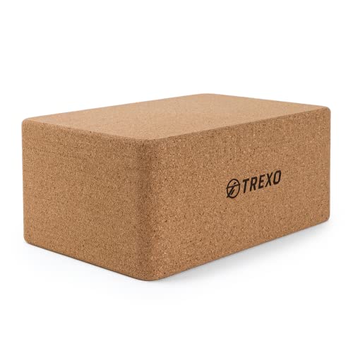 TREXO Natural Cork Yoga Cube mit Stable Pilates Practice Support Meditation Organic Block High Quality Block YB-100 TREXO Natural Cork Yoga Cube mit Stable Pilates Practice Support Meditation Organic Block High Quality Block YB-100 von TREXO