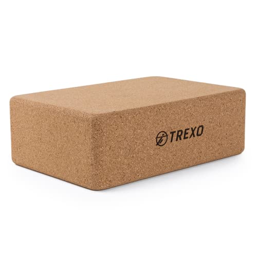 TREXO Natural Cork Yoga Cube mit Stable Pilates Practice Support Meditation Organic Block Block YB-75 TREXO Natural Cork Yoga Cube mit Stable Pilates Practice Support Meditation Organic Block Block YB-75 von TREXO