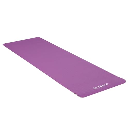 TREXO Weichschaum-Yogamatten TPE 2, 61 x 183 cm, 6 mm dick, zweifarbig, für Indoor-Club Pilates, Stretching, Gymnastik YM-T02N (Rosa) TREXO Weichschaum-Yogamatten TPE 2, 61 x 183 cm, 6 mm dick, zweifarbig, für Indoor-Club Pilates, Stretching, Gymnastik YM-T02N (Rosa) von TREXO