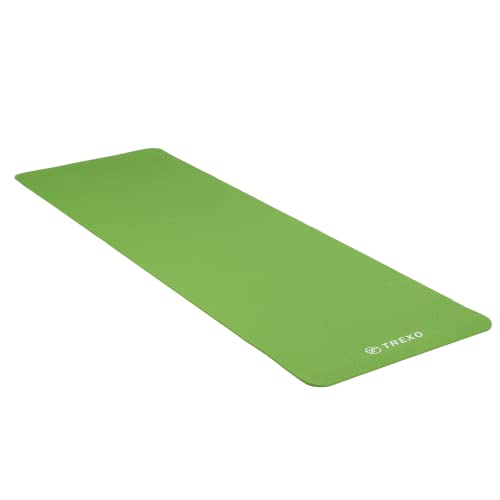 TREXO Yogamatten, Weich-TPE-Schaum, 183 x 61 cm, 6 mm stark, grün, für Indoor-Club Pilates, Stretch Training, Gymnastik YM-T01Z TREXO Yogamatten, Weich-TPE-Schaum, 183 x 61 cm, 6 mm stark, grün, für Indoor-Club Pilates, Stretch Training, Gymnastik YM-T01Z von TREXO