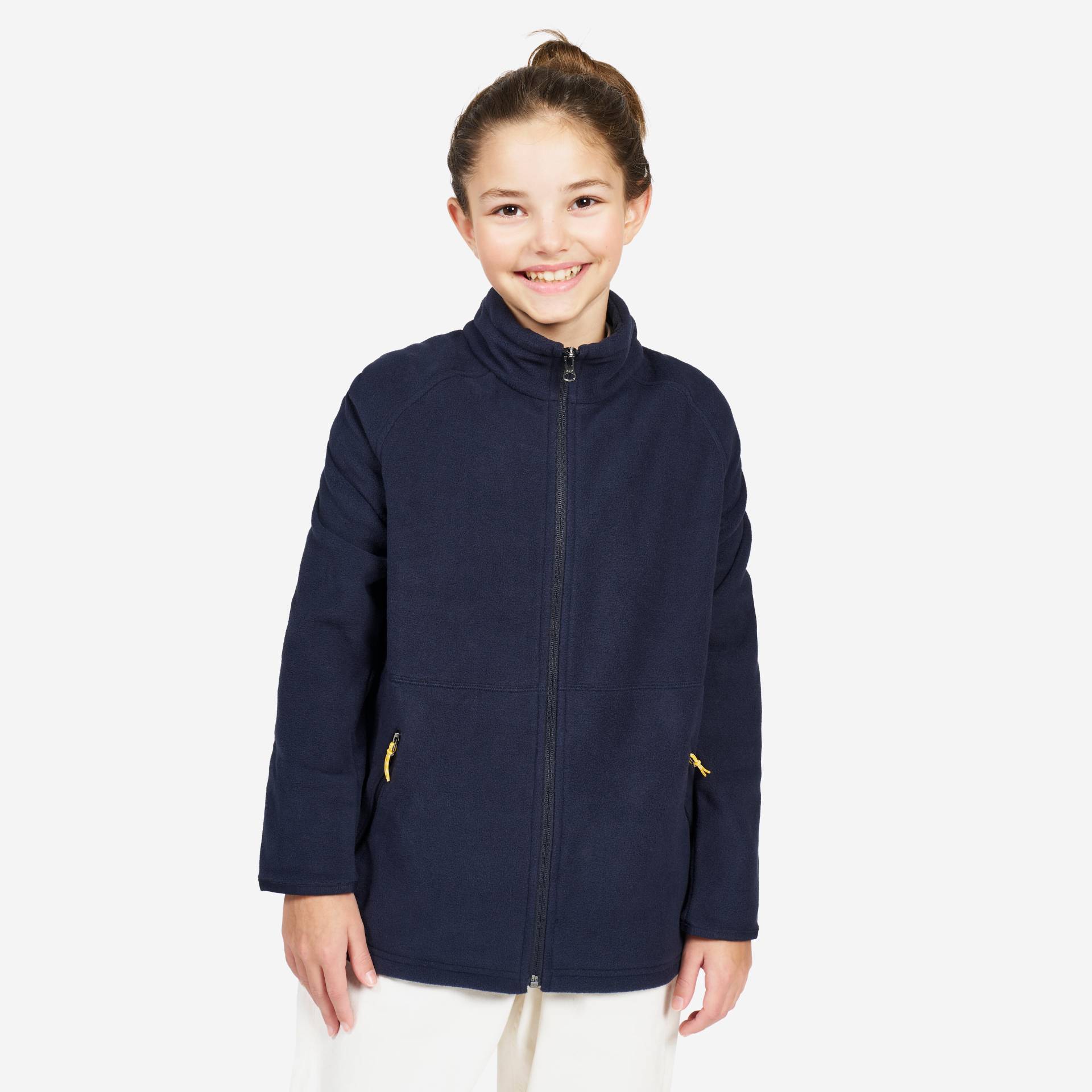 Fleecejacke Segeln Kinder warm 100 blau/schwarz Fleecejacke Segeln Kinder warm 100 blau/schwarz von TRIBORD