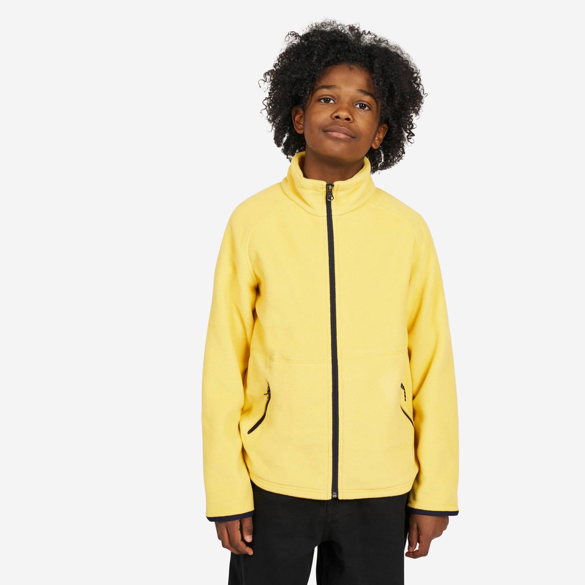 Fleecejacke Segeln Kinder warm - 100 gelb Fleecejacke Segeln Kinder warm - 100 gelb von TRIBORD