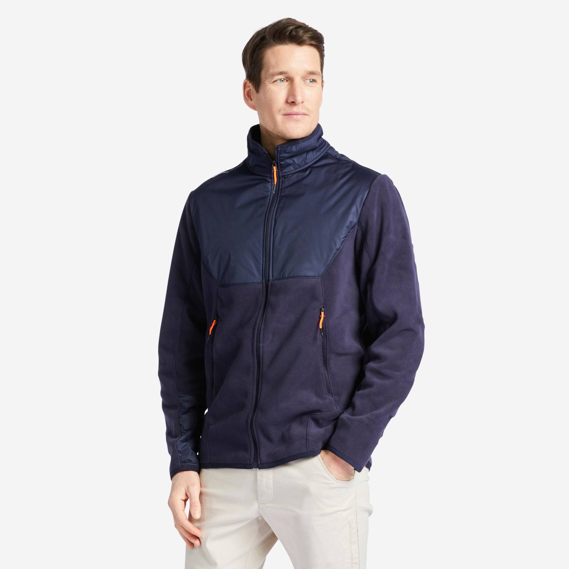 Fleecejacke Segeln Herren 500 marineblau von TRIBORD