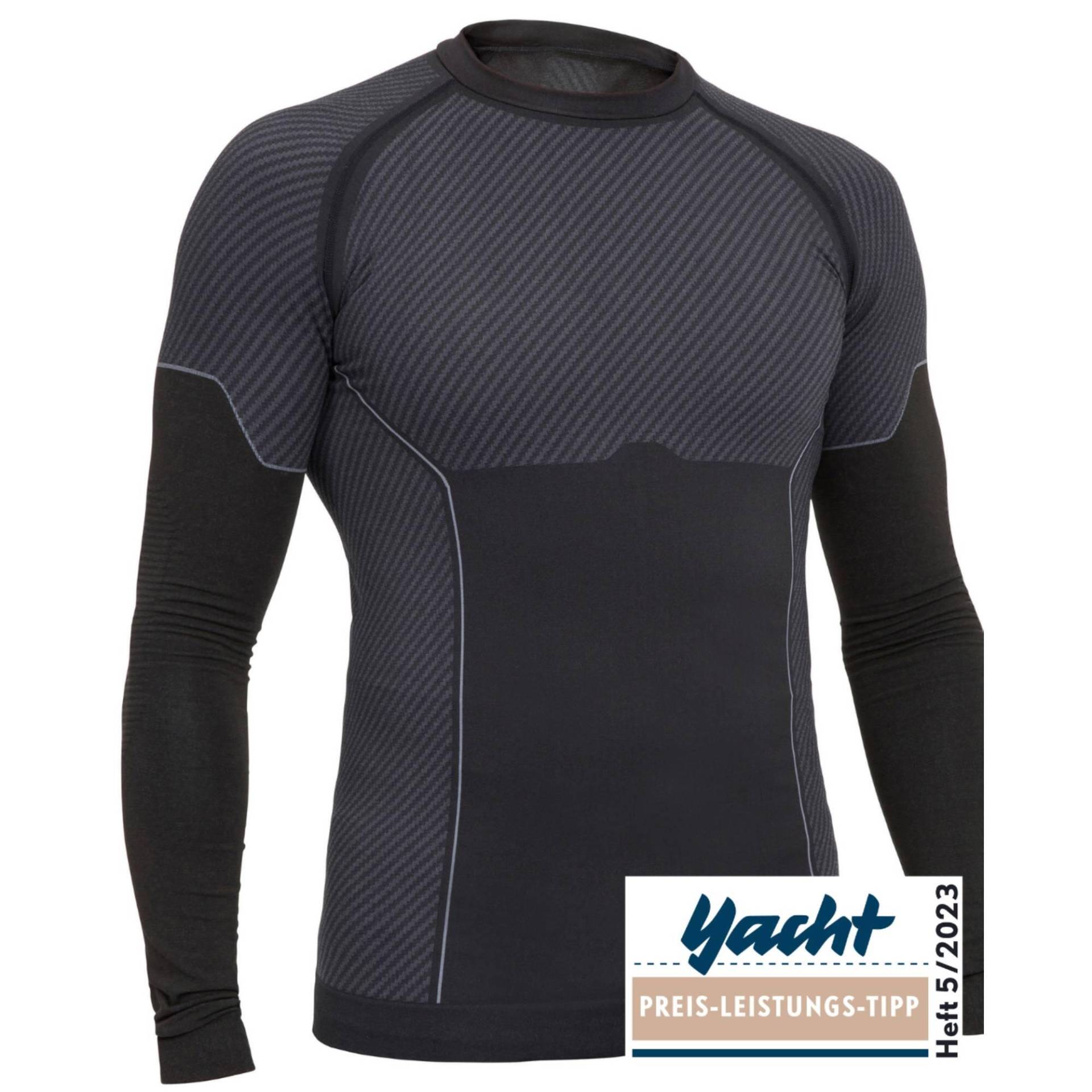 Funktionsshirt Segeln Herren Race 900 schwarz von TRIBORD