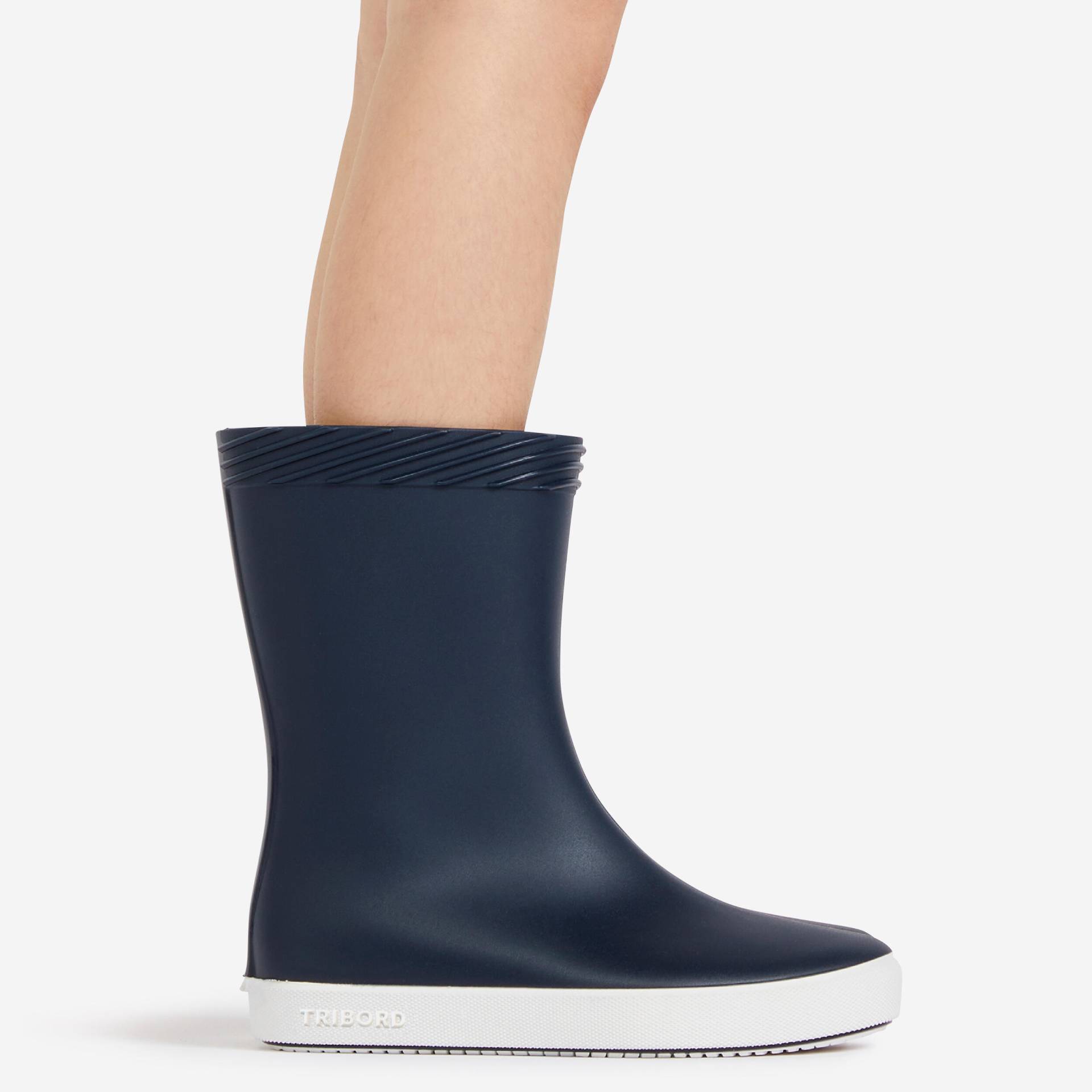 Gummistiefel Regenstiefel Kinder 100 marineblau Gummistiefel Regenstiefel Kinder 100 marineblau von TRIBORD
