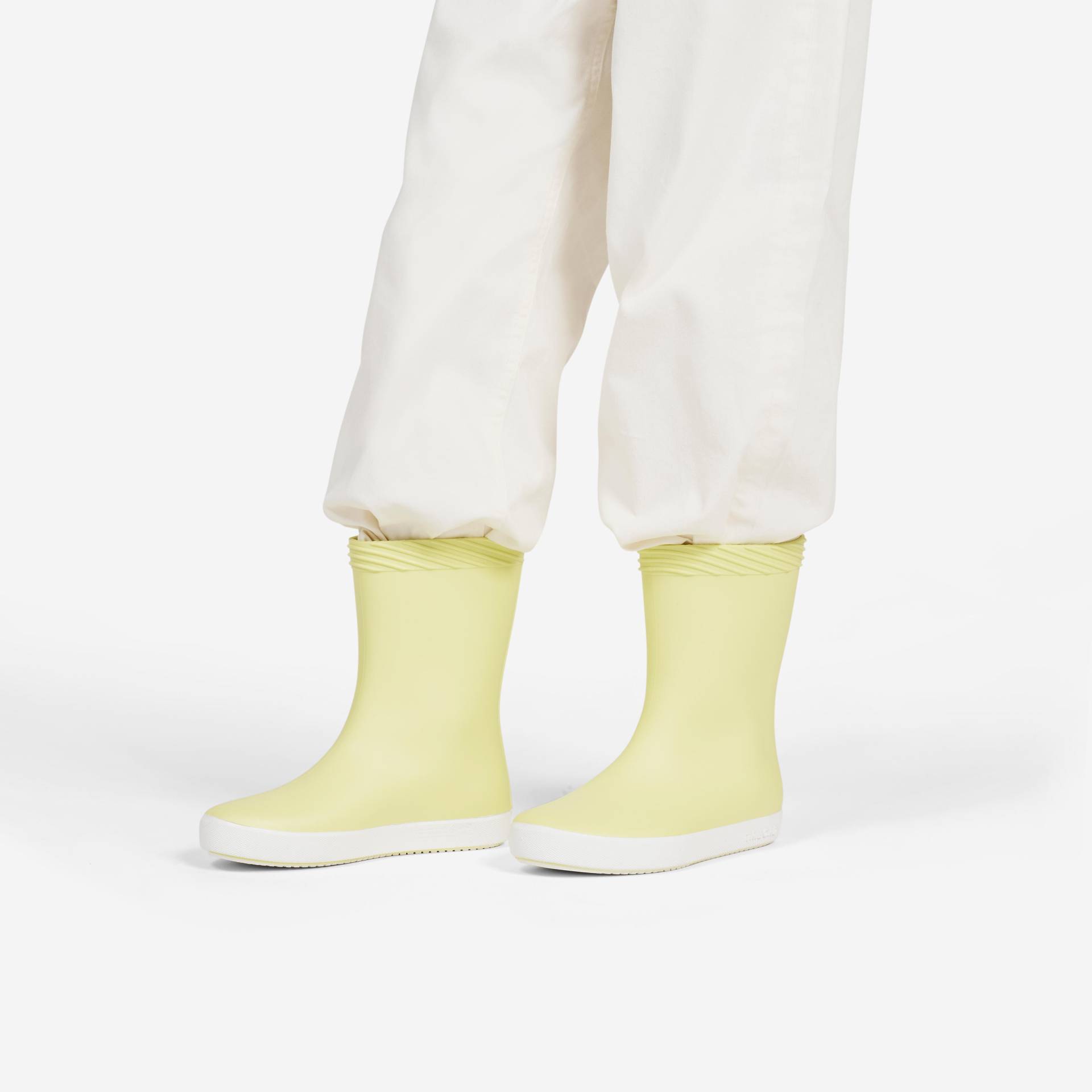Gummistiefel Regenstiefel Kinder Segeln 100 gelb Gummistiefel Regenstiefel Kinder Segeln 100 gelb von TRIBORD