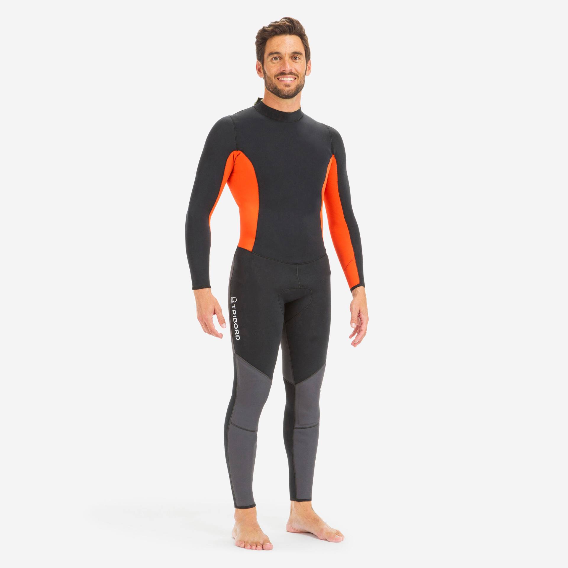 Neoprenanzug Segeln Jolle Katamaran Herren 500 3/2 mm schwarz/orange Neoprenanzug Segeln Jolle Katamaran Herren 500 3/2 mm schwarz/orange von TRIBORD