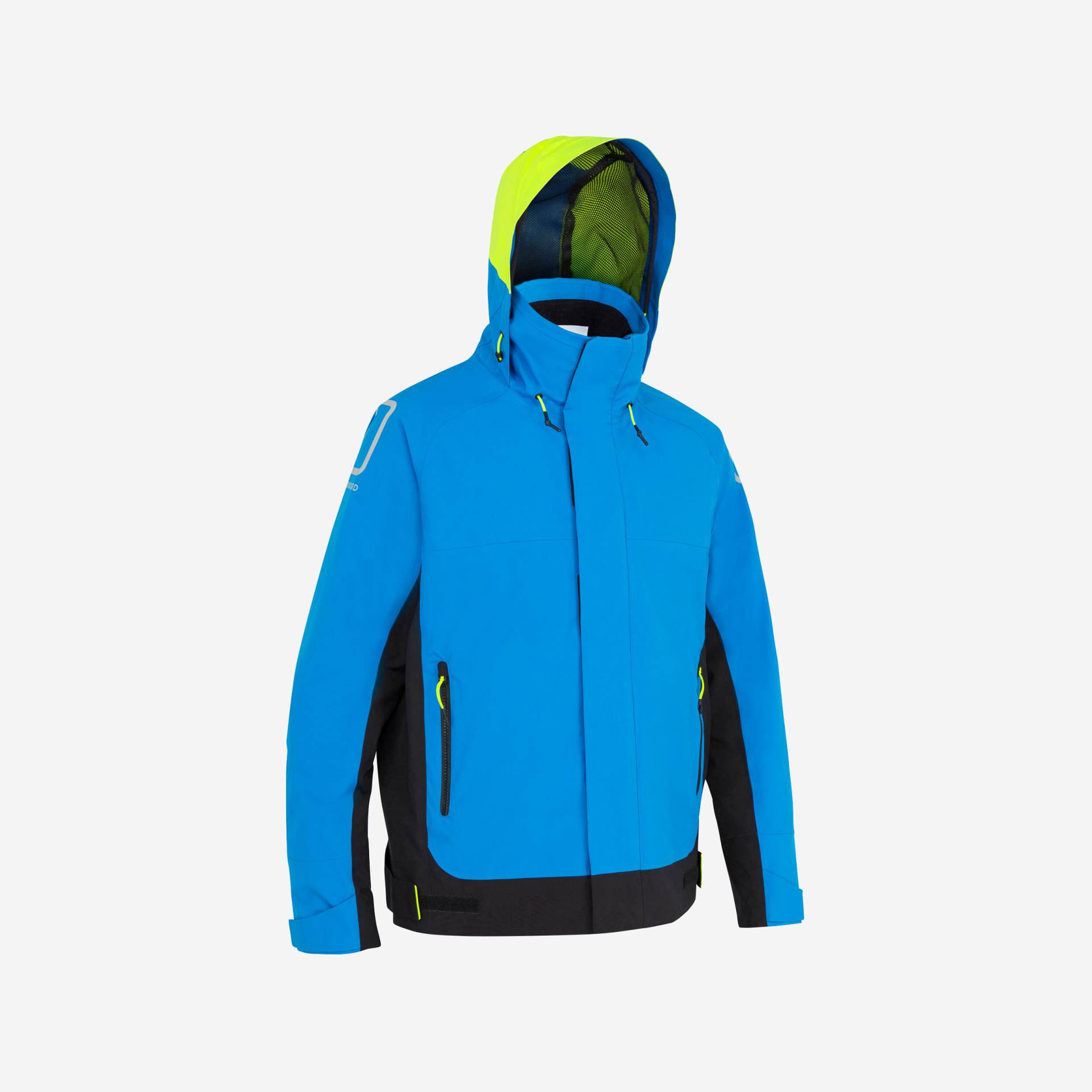 Regenjacke Segeln Blouson Herren 500 blau/schwarz von TRIBORD