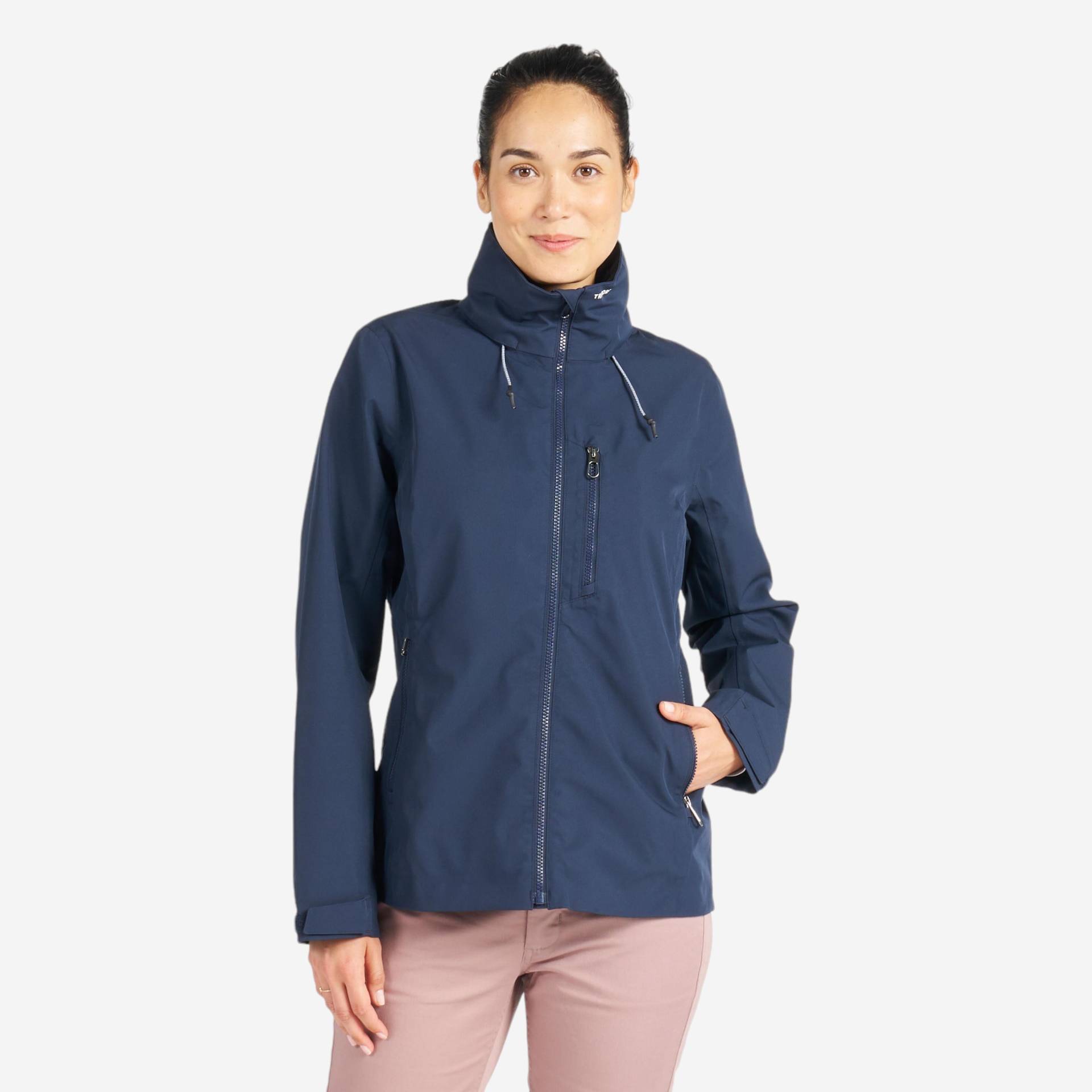 Regenjacke Segeln Damen wasserdicht winddicht - 300 marineblau von TRIBORD