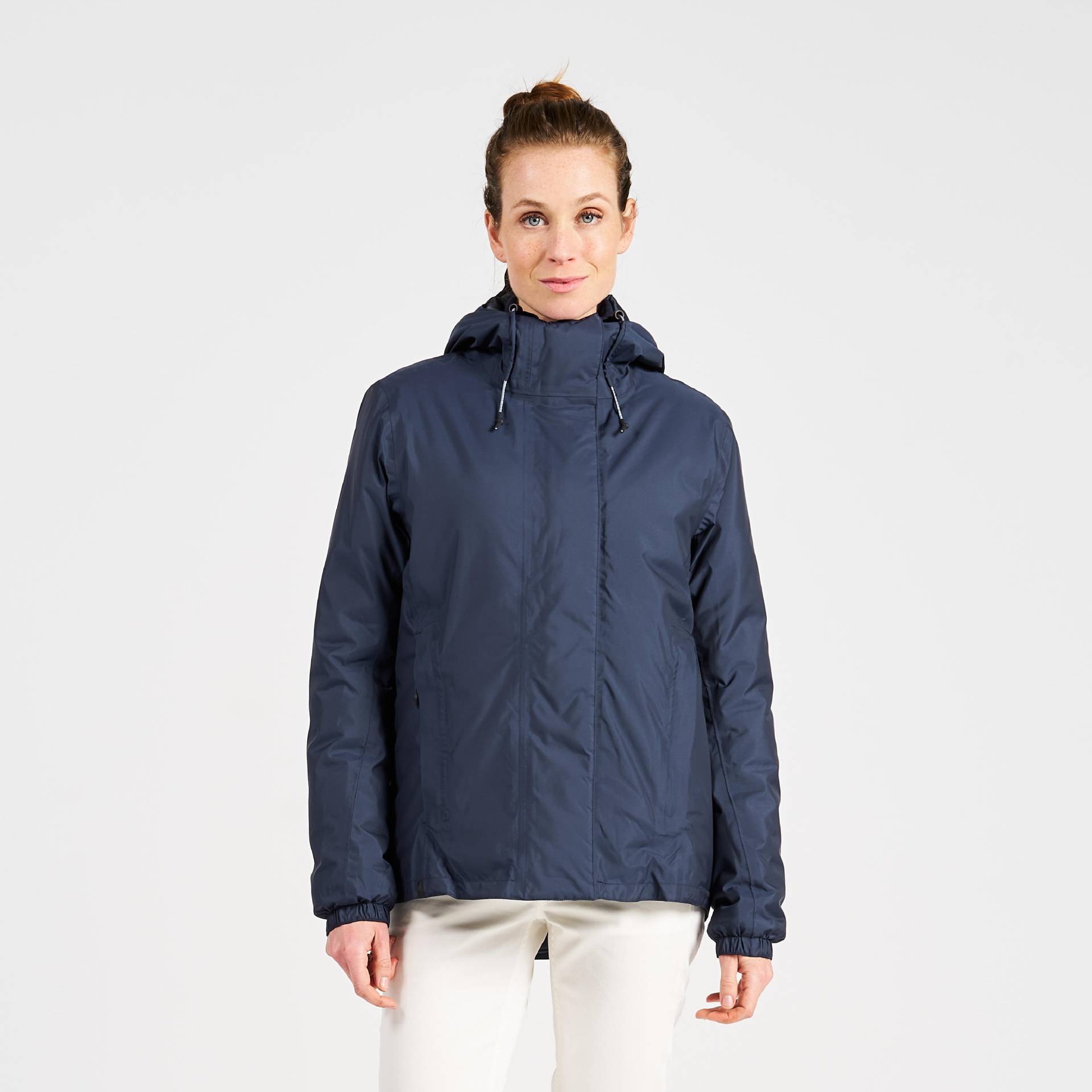 Segeljacke Regenjacke Damen warm wasserdicht - Sailing 100 blau von TRIBORD