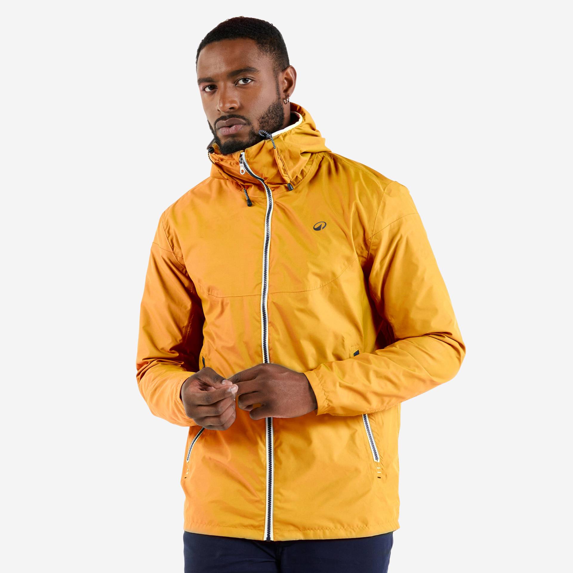 Regenjacke Segeln Herren wasserdicht 100 ocker Regenjacke Segeln Herren wasserdicht 100 ocker von TRIBORD