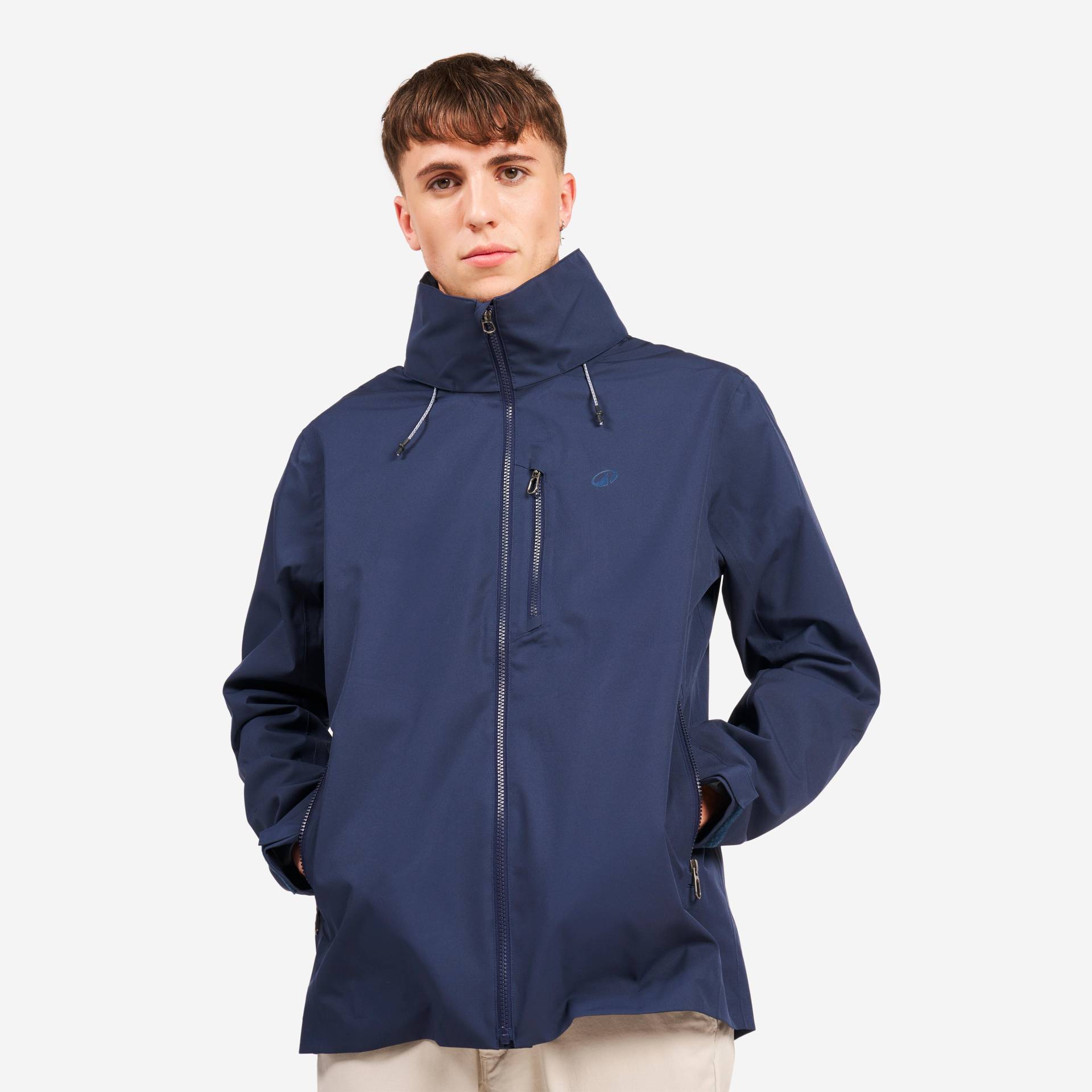 Regenjacke Segeln Herren wasserdicht winddicht 300 marineblau Regenjacke Segeln Herren wasserdicht winddicht 300 marineblau von TRIBORD
