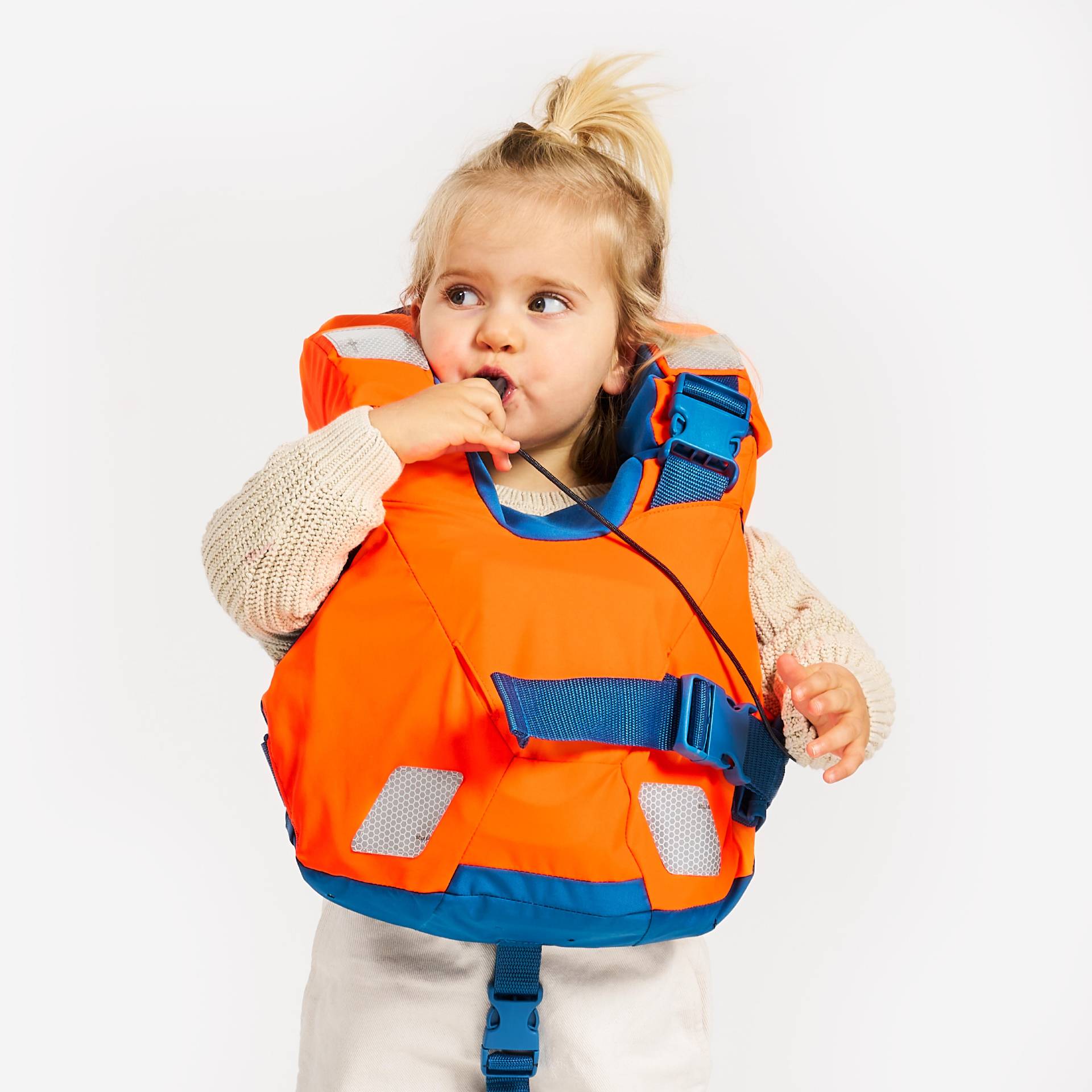 Rettungsweste Kinder 10–15 kg - LJ100N easy orange/blau von TRIBORD