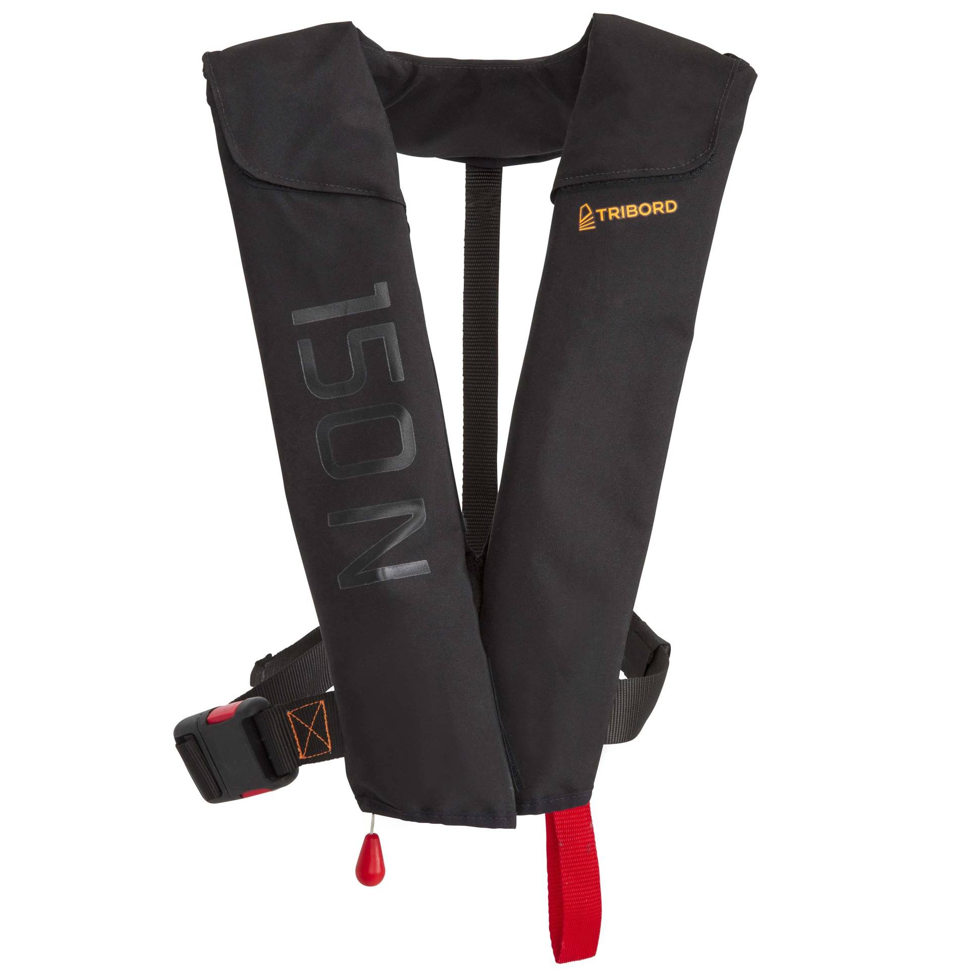 Rettungsweste LJ150N Air aufblasbar Damen/Herren schwarz Rettungsweste LJ150N Air aufblasbar Damen/Herren schwarz von TRIBORD